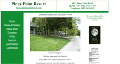 Desktop Screenshot of pineypointfishingresort.com